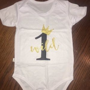 12-18 month Wild One onesie first birthday